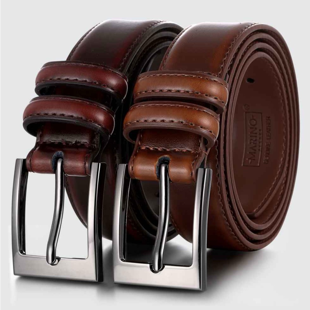 NWT Men’s Brown Leather belts- pack of 2